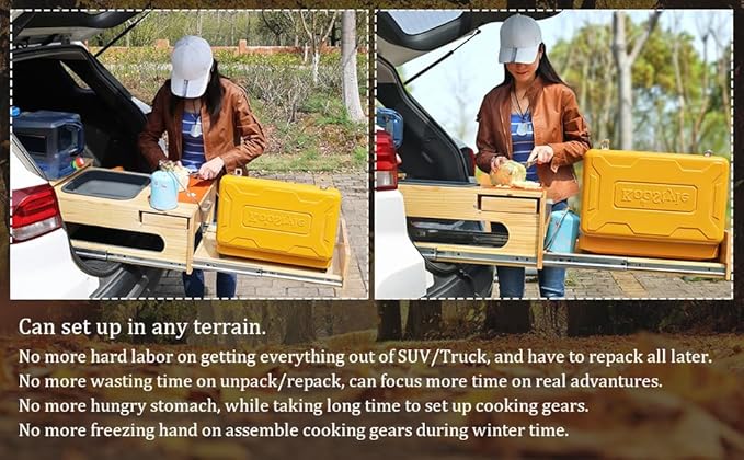 Wooden Overland Camping Slide-Out Kitchen - Image 7