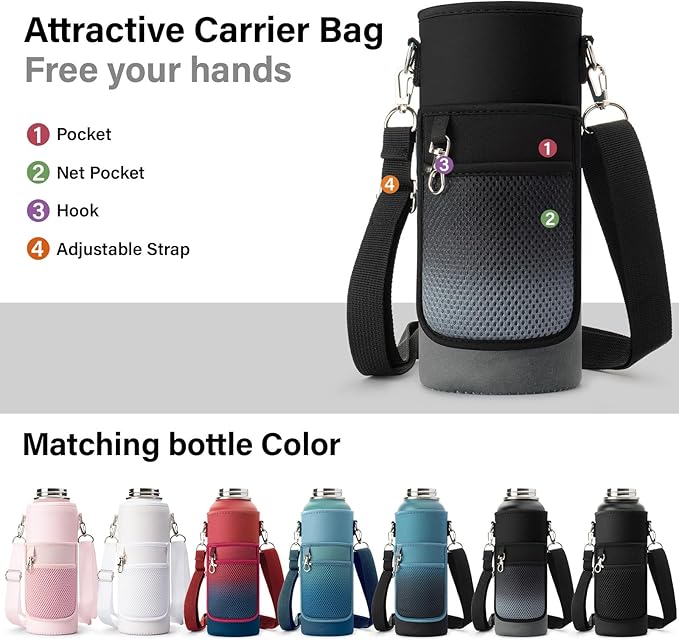 DYSANKY Insulated Water Bottle | Thickened Stainless Steel Vacuum Metal - Image 3