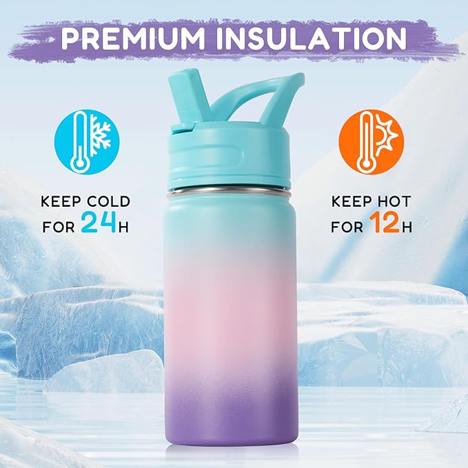 Fijinhom 12oz Kids Water Bottle - Image 5