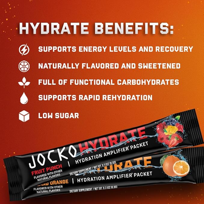 Jocko Fuel Hydrate Electrolytes Powder Packets Low Sugar - Image 8