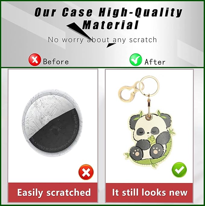 Leather Keychain Holder Case Compatible - Image 4