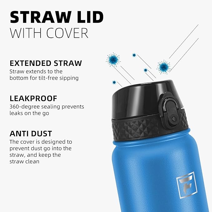 Fanhaw 20 oz Insulated Stainless Steel Water Bottle - Image 4