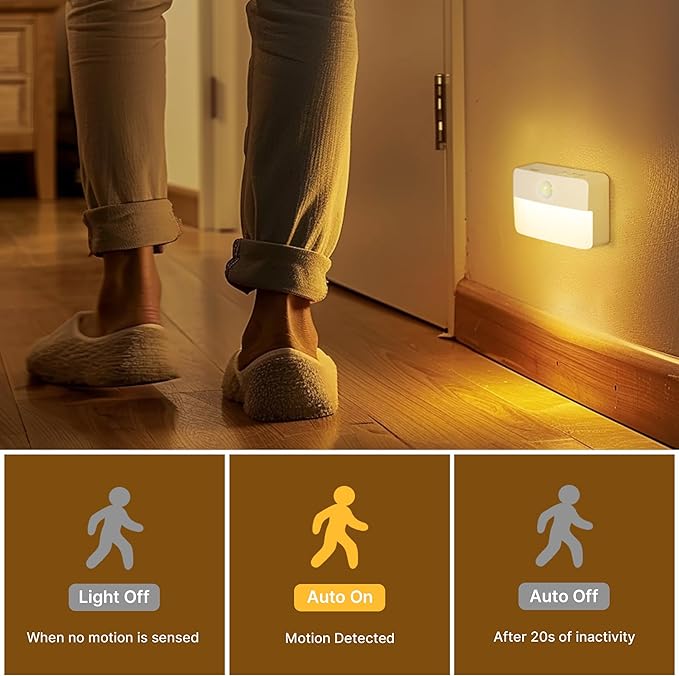 3 Pack Rechargeable Motion Sensor Stair Lights - Image 7