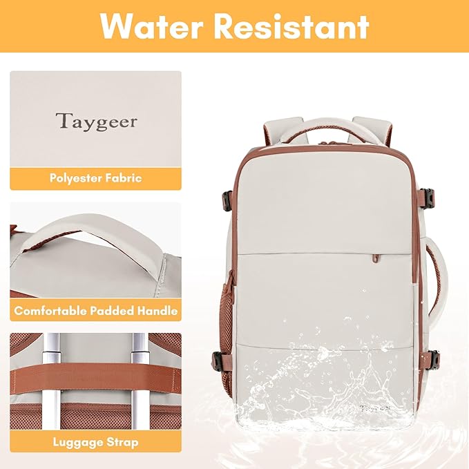 Taygeer Backpack for Women, College Backpack - Image 7