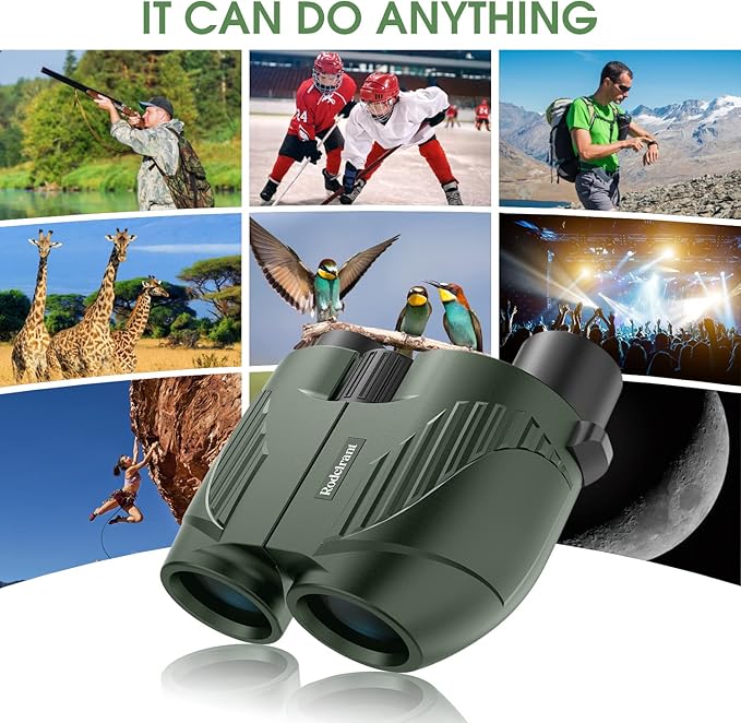 20X25 Compact Binoculars for Adults, Large Eyepiece Waterproof Binocular - Image 7