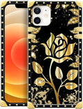 Compatible with iPhone 11 Case, Shine Gold Rose Luxury Golden Decoration by Unknown