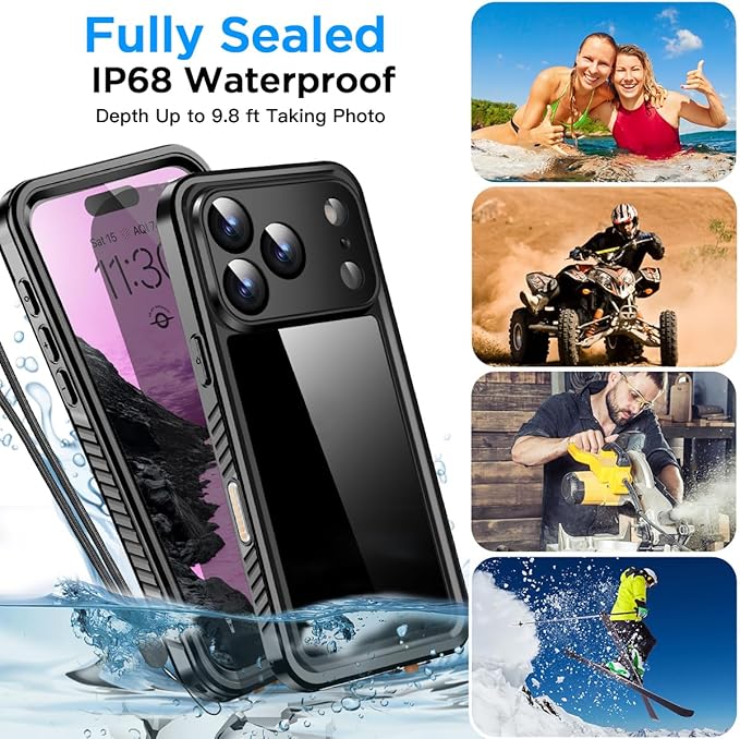 AICase Compatible with iPhone 17 Pro Max Case Waterproof - Image 8