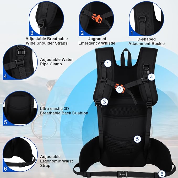 Insulated Hydration Backpack - 18L Leak-Proof Hiking Daypack - Image 3