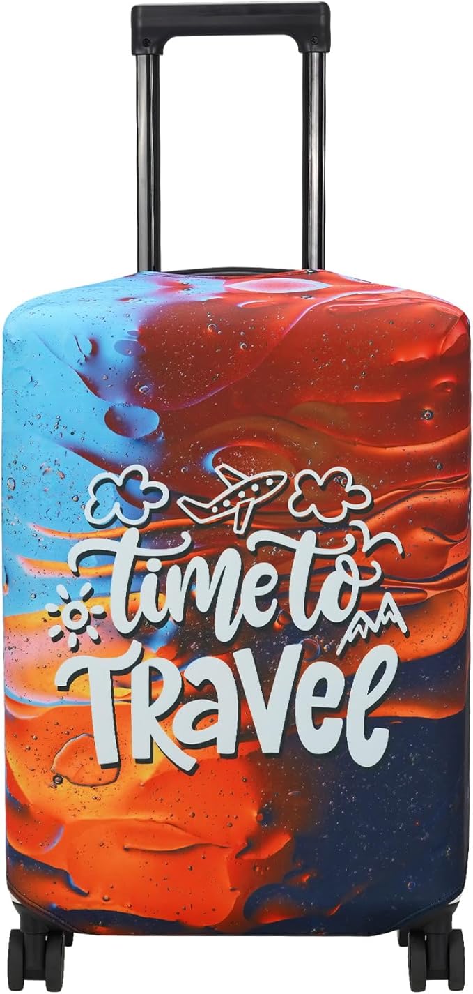 Explore Land Luggage Cover Suitcase Protector Fits 23-26 Inch Case by ExploreLand