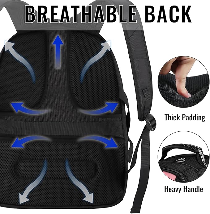 YOREPEK Large Backpack for Men, Extra Large Laptop Backpacks for Men Women - Image 4