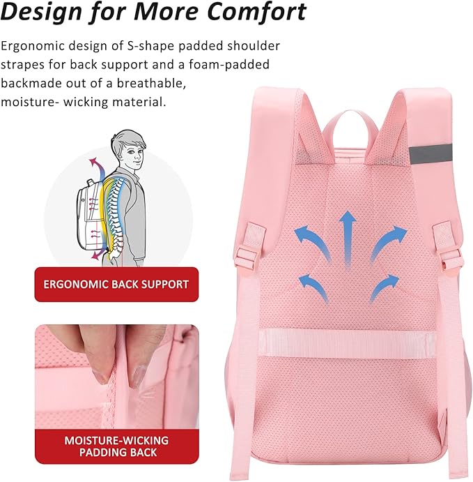 MAXTOP Deep Storage Laptop Backpack Business Anti-theft Backpacks College - Image 4