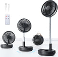 Portable Oscillating Travel Fan, 10400mAh Battery Operated Rechargeable USB by Primelove