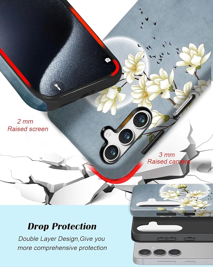 Compatible for Samsung Galaxy S26 Plus 5G Case, Dual Layer Heavy Duty 2 in 1 - Image 3