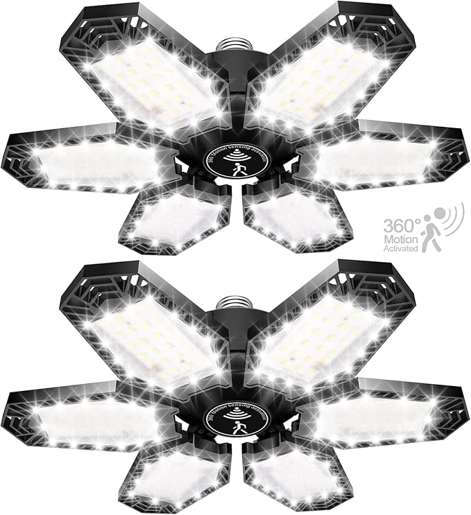 TANBABY 2 Pack LED Garage Lights - Image 8
