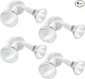 LUTEC 4 Pack Adjustable Twin Par Holder Outdoor Flood Lights, Switch Controlled by LUTEC