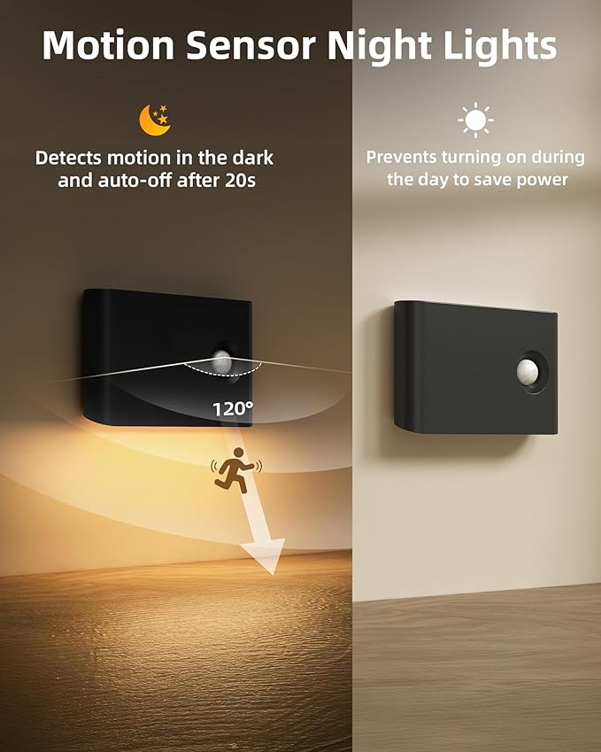 EZVALO 6 Pack Motion Sensor Night Lights - Image 4