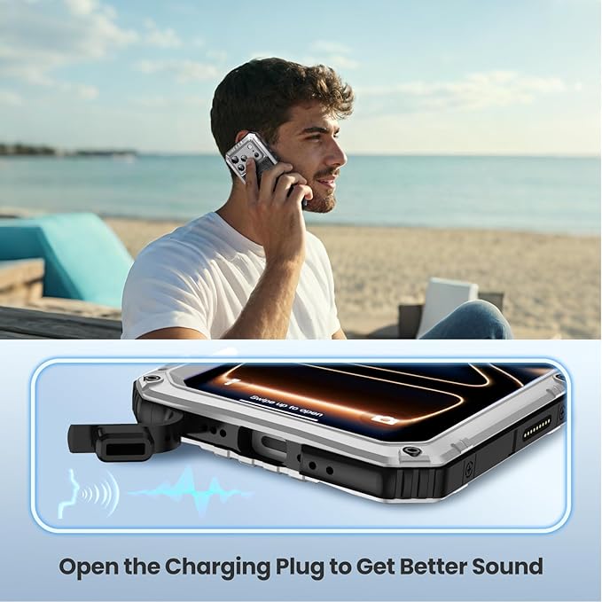 Mitywah Waterproof Case for iPhone 17 Pro, Rugged Metal Case - Image 7