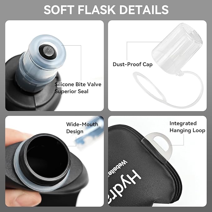 150ml Soft Flask Soft Water Bottle - Image 5