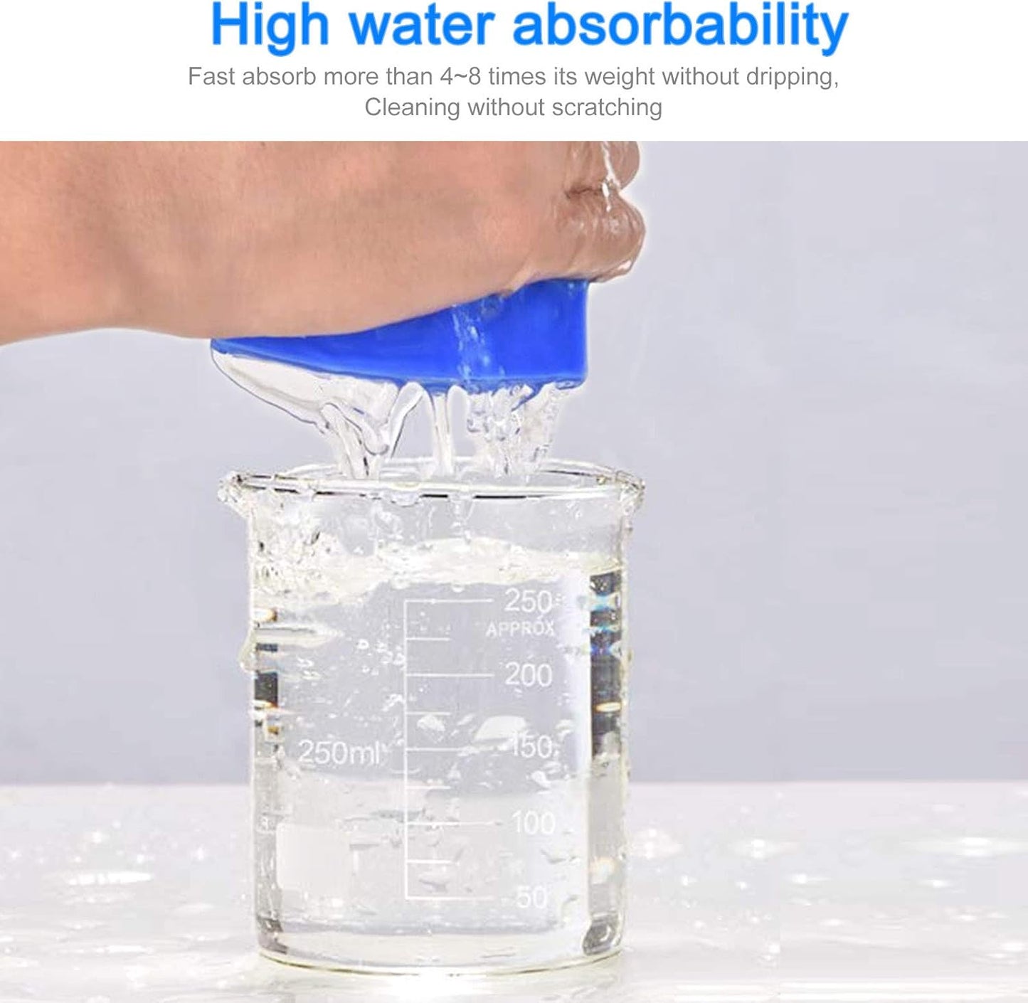 Cleaning Sponge Super Absorbent Water Durable ^~ You Know 17.5×7.5×3.5 cm[6.9 x 3 x 1.38 inches] Use for Household Clean Cars/Boats The dust and Dirt on Furnitures,Bathtubs&etc. (Blue)