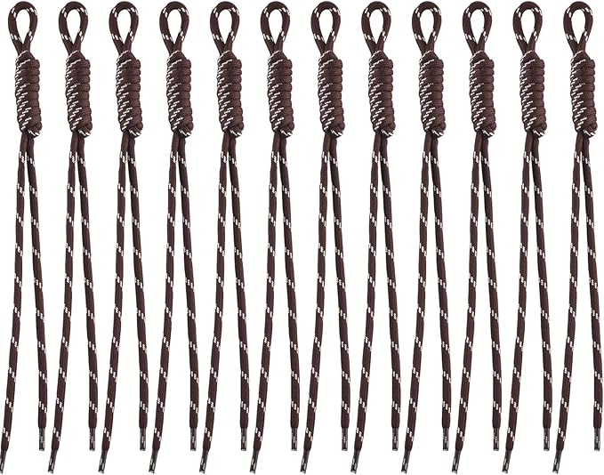 Paracord Keychain Paracord Bag Charm 12pcs Braided Nylon Rope Keychain Cord by Cmidy