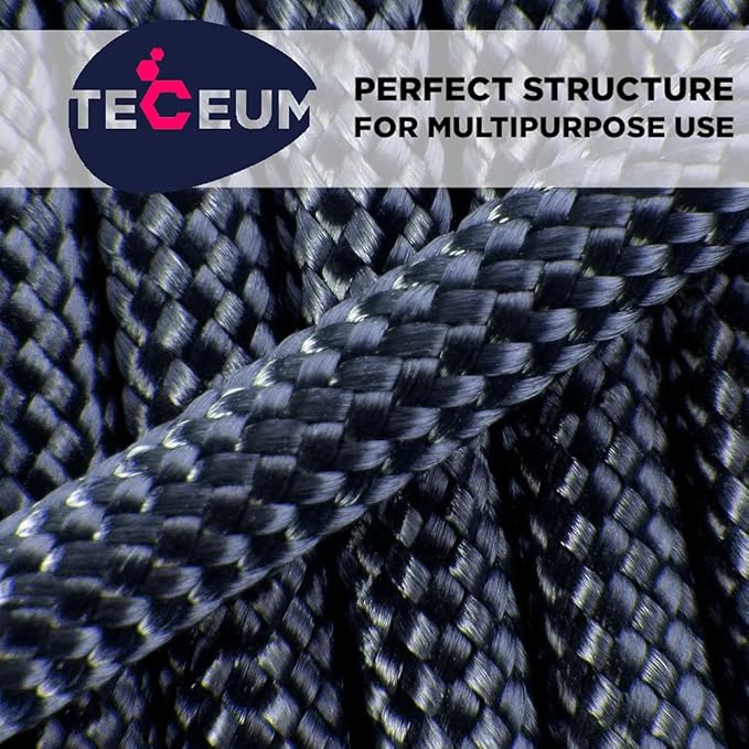 TECEUM Paracord Type III 550 Navy Blue – 1000 ft – 4mm – Tactical Rope MIL-SPEC - Image 5