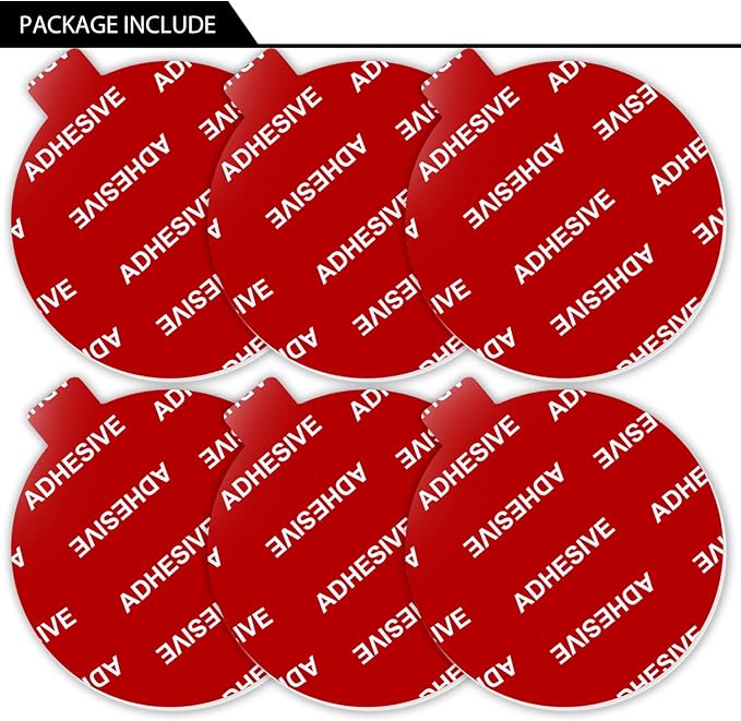AZXYI Very High Bond Sticky Adhesive, 6 Pack Dashboard Pad Mounting Disk - Image 8