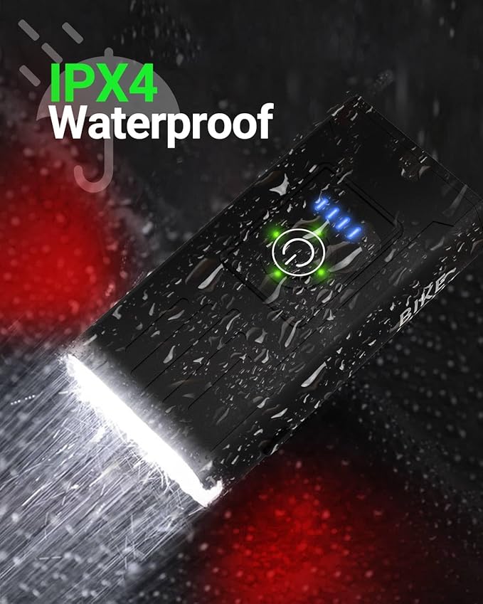 Victoper Bike Light, High Lumens Super Bright Bicycle Lite, 6+4 Modes USB - Image 7