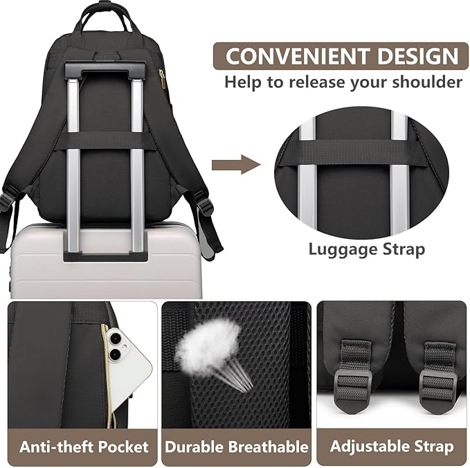 Laptop Backpack for Women Work Bag - Image 5