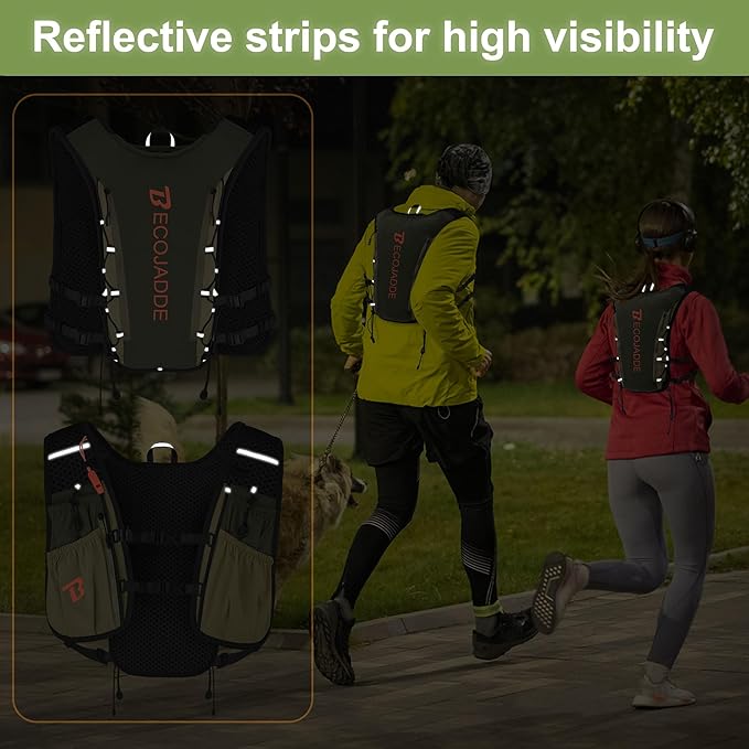 BECOJADDE Running Vest Hydration Backpack - Image 5