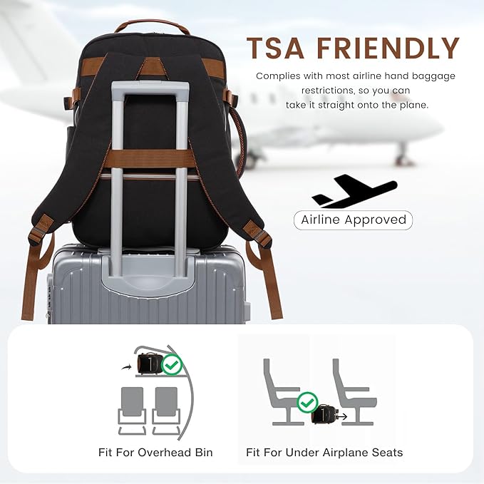 LOVEVOOK 40L Large Travel Backpack - Image 4