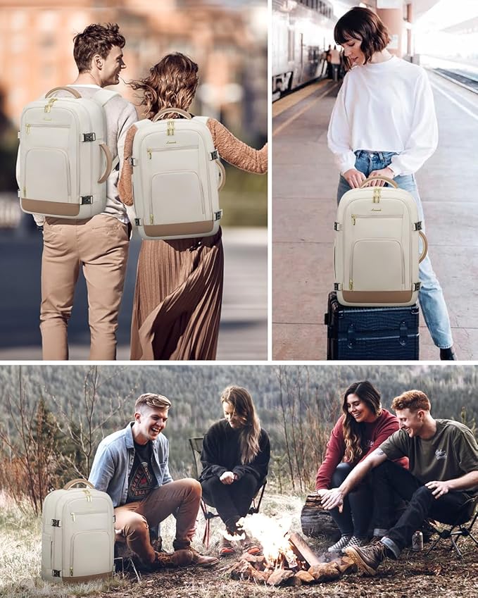 LOVEVOOK 40L Travel Backpack for Women Flight Approved, Carry on Backpack for - Image 6