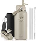 BUZIO 32 oz Water Bottle Insulated, Leakproof Stainless Steel Flask, Wide Mouth by BUZIO