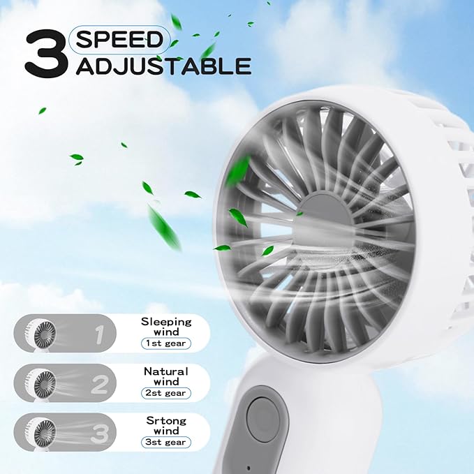 Rossesay 72 Pcs Mini Portable Fan Bulk Cute Handheld Lightweight Small Little - Image 4
