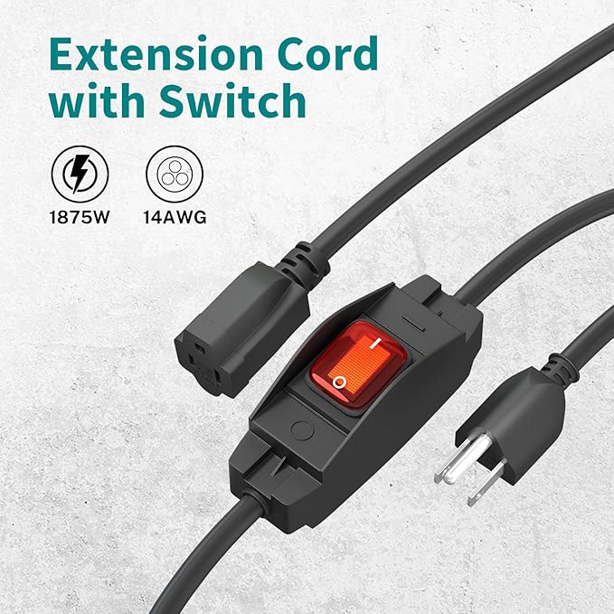 FIRMERST 1875W Outdoor Extension Cord - Image 5