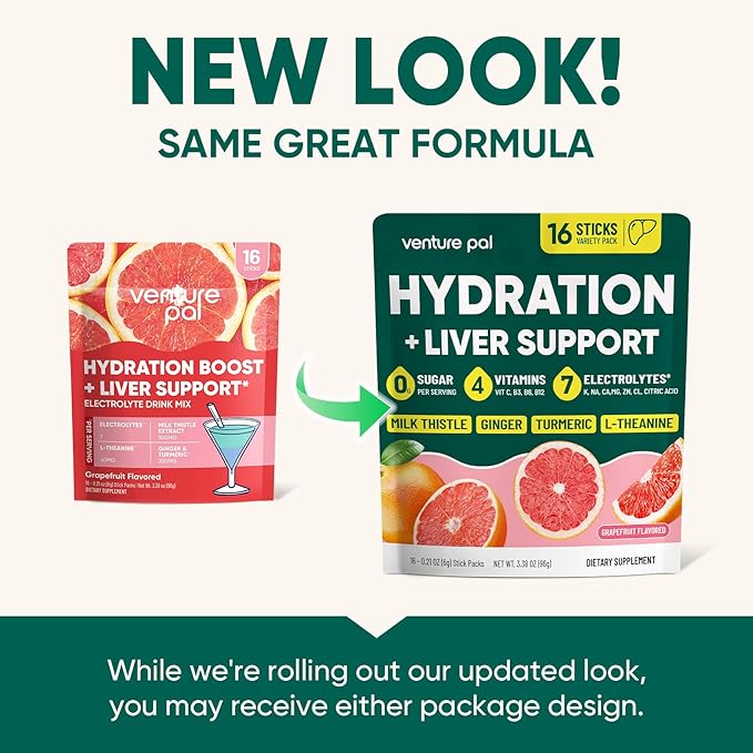 Venture Pal Hydration Packets + Liver Support- Liquid Daily IV Electrolyte - Image 9