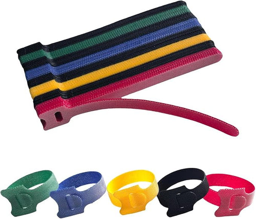 80 PCS 6 Inches Multi-Colour Reusable Cable Ties Cord Straps Multi-Purpose Wire by Unknown