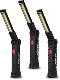 Lmaytech Gifts for Men 3Pack LED Flashlight, Rechargeable Work Lights by Lmaytech