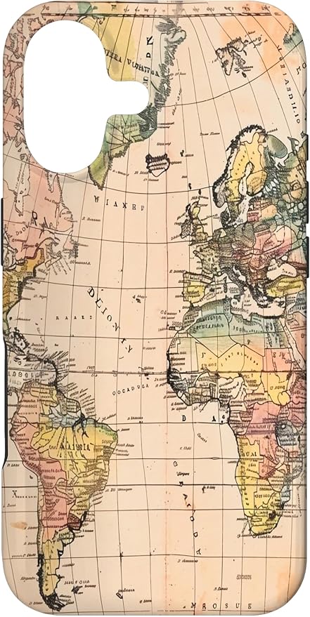 World Map, Old Map of The World Case by Unknown