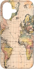 World Map, Old Map of The World Case by Unknown