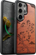Carveit Magnetic Wooden Case for Samsung Galaxy S26 Ultra Case 2026, TPU by Carveit