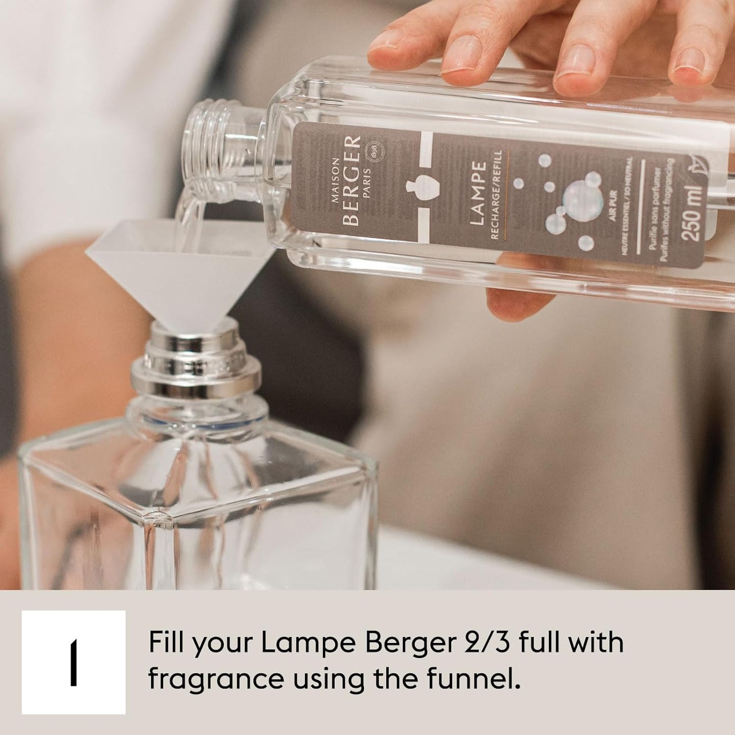 Lemon Flower - Lampe Berger Fragrance Refill for Home Fragrance Oil Diffuser - 33.8 Fluid Ounces - 1 Liter