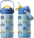 Mommore Kids Water Bottle 12 oz, Insulated Stainless Steel Water Bottle by mommore