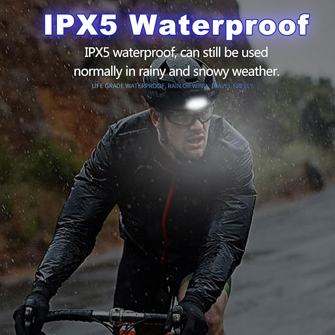Headlamp, USB-C Rechargeable, 90-Degree Adjustable, Flashlight - Image 7