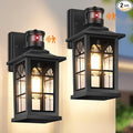 2-Pack Motion Sensor Outdoor Wall Lights, Dusk to Dawn Porch Lights Outdoor by BringYouBrightFuture