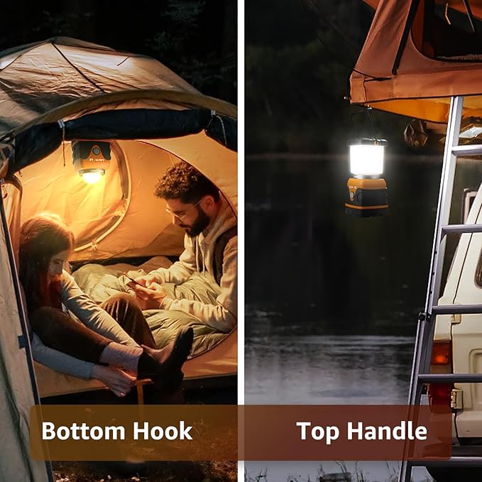 Lepro 1000LM Battery Powered LED Camping Lantern, Camping Essentials, - Image 6