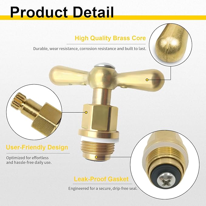 PK1100 Brass Faucet Stem & Bonnet Replacement Kit - Image 3