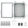 Waterproof Electrical Junction Box，IP67 Waterproof Clear ABS Plastic Enclosure by IGEYAPA
