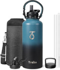 Trebo Water Bottle Insulation 87 oz, Vacuum Stainless Steel Water Jug, by StayHotStayColdStayGreen