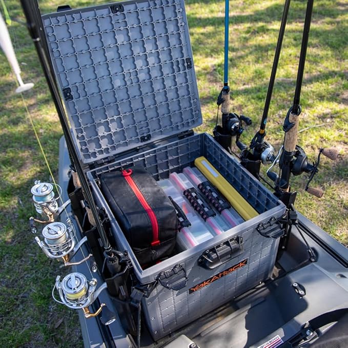 YakAttack BlackPak Pro 16" x 16" Kayak Fishing Crate - Image 8