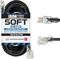 Iron Forge Cable 50 ft Lighted Outdoor Extension Cord by IronForgeCable